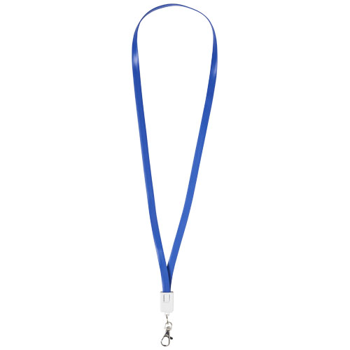 Longy 2-In-1 Charging Cable With Clip - Royal Blue