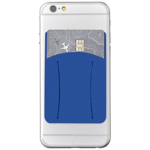 Storee Silicone Smartphone Wallet With Finger Slot - Royal Blue