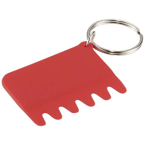 Whisk Silicone Keyboard Brush And Keychain - Red