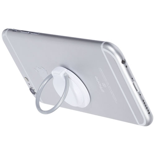 Loop Ring And Phone Holder - White