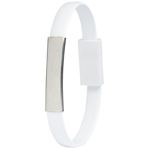 Bracelet 2-In-1 Charging Cable - White