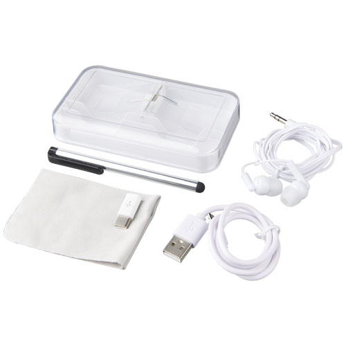 Journey Mobile Phone Travel Set - White