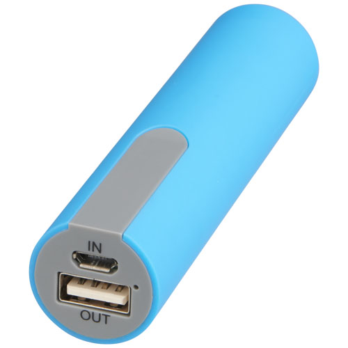 Jinn 2200 Mah Power Bank With Rubber Finish - Light Blue