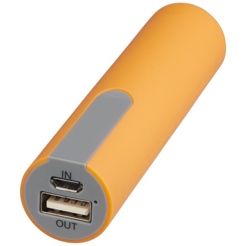 Jinn 2200 Mah Power Bank With Rubber Finish - Orange