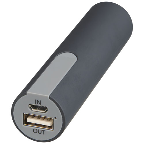 Jinn 2200 Mah Power Bank With Rubber Finish - Black
