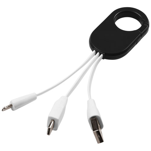 Troop 3-In-1 Charging Cable - Black