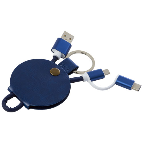 Gist 3-In-1 Charging Cable - Navy
