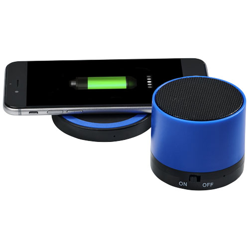 Cosmic Bluetooth® Speaker And Wireless Charging Pad - Royal Blue