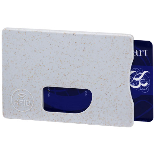 Straw Rfid Card Holder - Grey