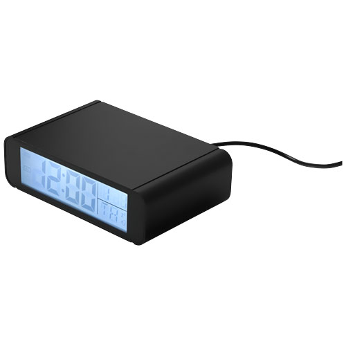 Seconds Wireless Charging Clock - Black