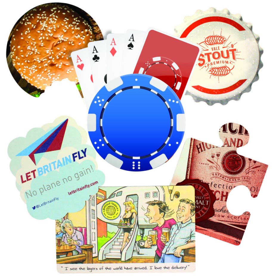 Custom Made Cardboard Beer Mats