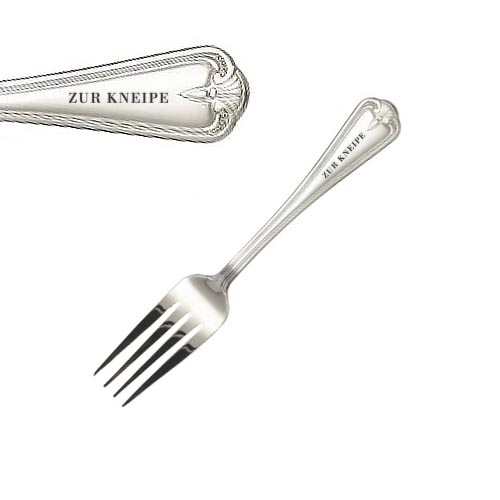 Table Fork Jesmond Pattern