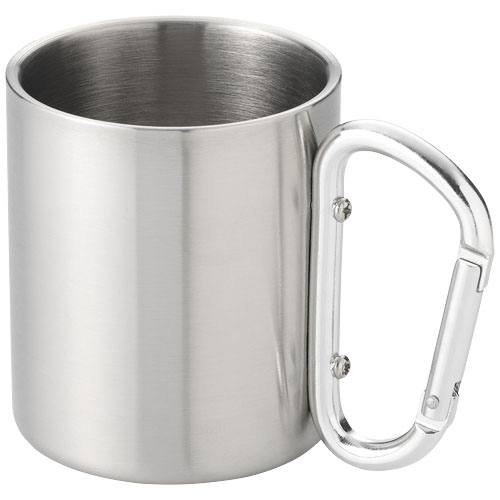 Alps 200 ml Insulated Mug With Carabiner - Silver