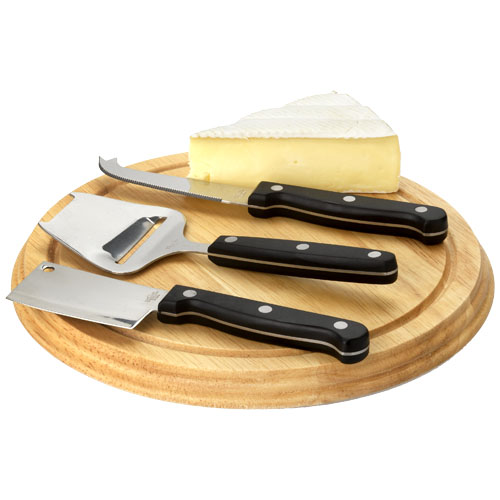 Fort 4-Piece Cheese Serving Gift Set - Natural