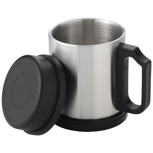 Barstow 290 ml Vacuum Insulated Mug - Silver, Black
