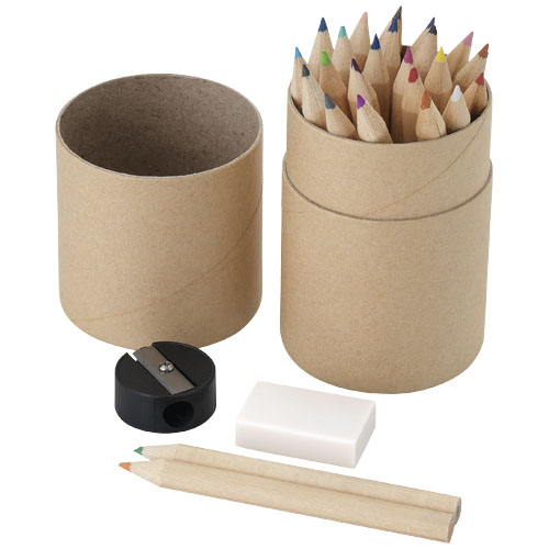 Woodby 26-Piece Coloured Pencil Set - Natural