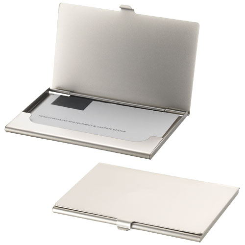 Singapore Business Card Holder - Silver