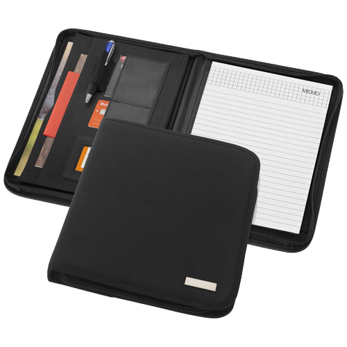 Stanford A4 Zippered Portfolio - Black