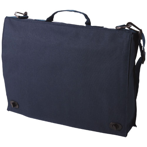 Santa Fe 2-Buckle Closure Conference Bag - Navy