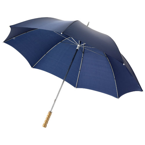 Karl 30" Golf Umbrella With Wooden Handle - Navy