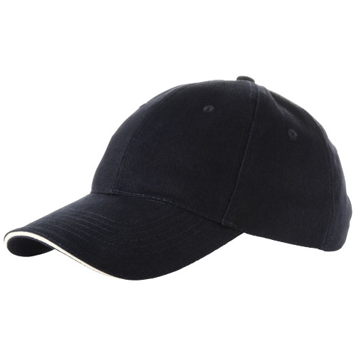Slazenger Challenge 6 Panel Sandwich Cap - Navy