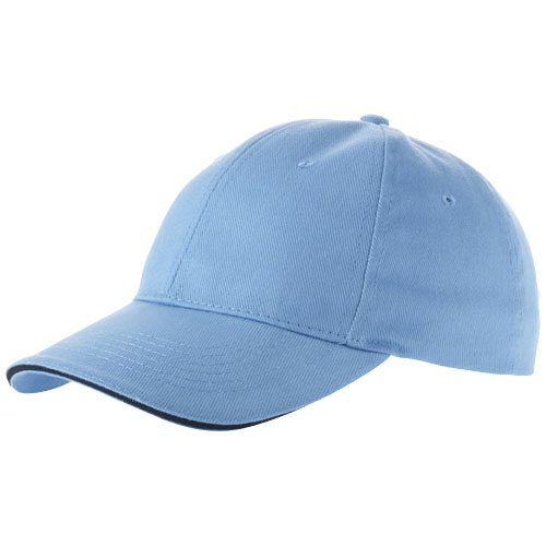 Slazenger Challenge 6 Panel Sandwich Cap - Ocean Blue