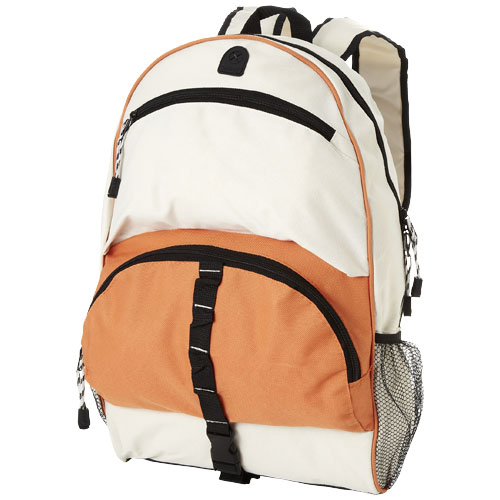 Utah Backpack - Orange, Off White