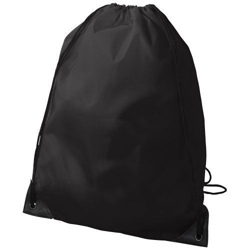 Oriole Premium Drawstring Backpack - Black
