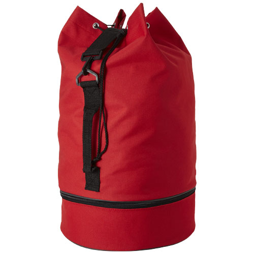 Idaho Sailor Zippered Bottom Duffel Bag - Red