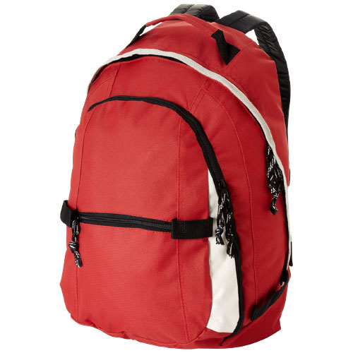 Colorado Covered Zipper Backpack - Red