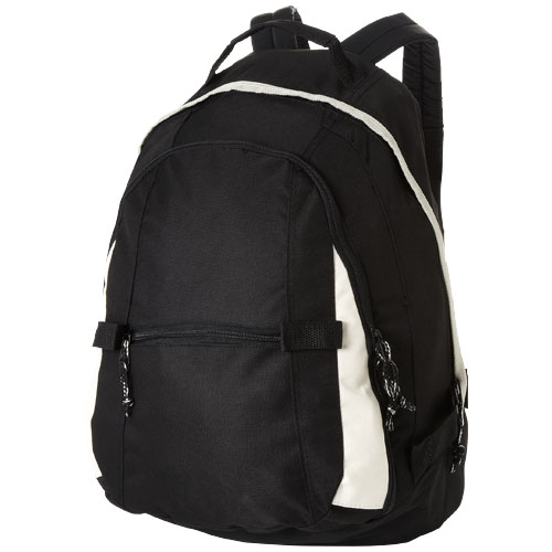 Colorado Covered Zipper Backpack - Black