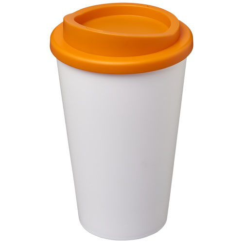 Americano® 350 ml Insulated Tumbler - White, Orange