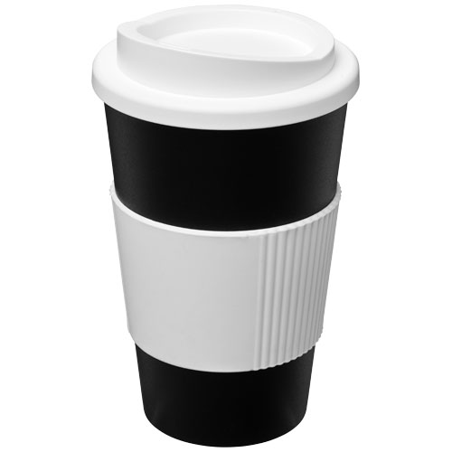 Americano® 350 ml Insulated Tumbler With Grip - Black, White