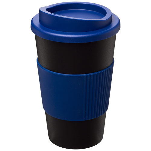 Americano® 350 ml Insulated Tumbler With Grip - Black, Blue