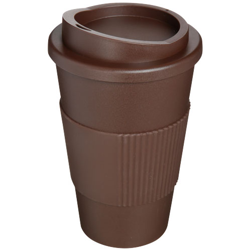 Americano® 350 ml Insulated Tumbler With Grip - Brown