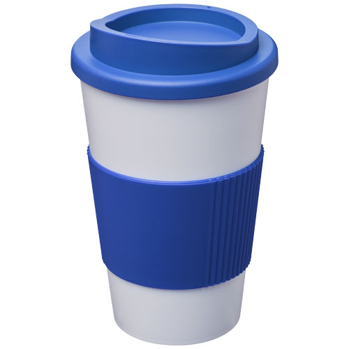 Americano® 350 ml Insulated Tumbler With Grip - White, Mid Blue
