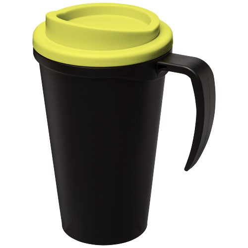 Americano® Grande 350 ml Insulated Mug - Black, Lime