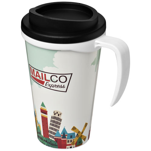 Brite-Americano® Grande 350 ml Insulated Mug - White, Black