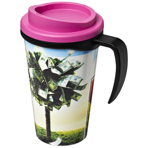 Brite-Americano® Grande 350 ml Insulated Mug - Black, Pink