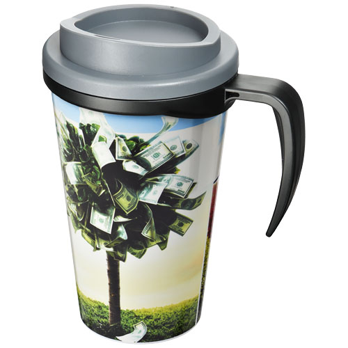 Brite-Americano® Grande 350 ml Insulated Mug - Black, Grey