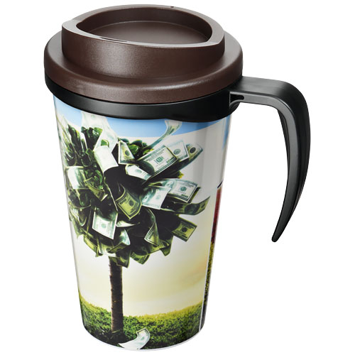 Brite-Americano® Grande 350 ml Insulated Mug - Black, Brown