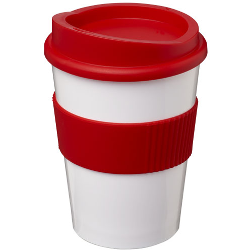 Americano® Medio 300 ml Tumbler With Grip - White, Red