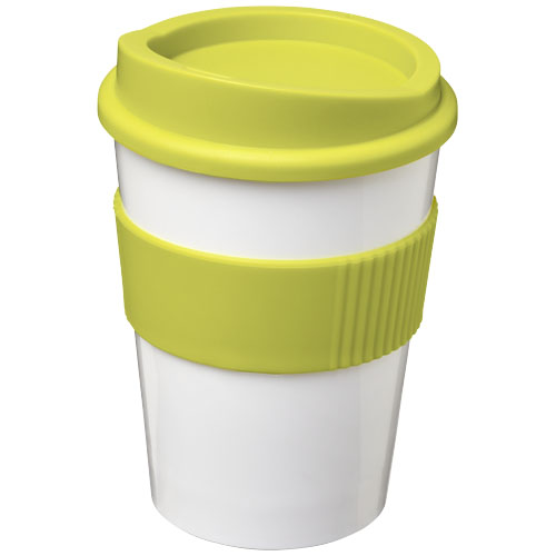Americano® Medio 300 ml Tumbler With Grip - White, Lime