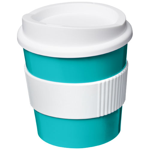 Americano® Primo 250 ml Tumbler With Grip - Aqua Blue, White