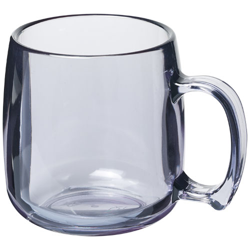 Classic 300 ml Plastic Mug - Transparent Clear