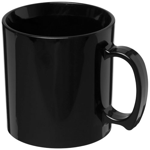 Standard 300 ml Plastic Mug - Black