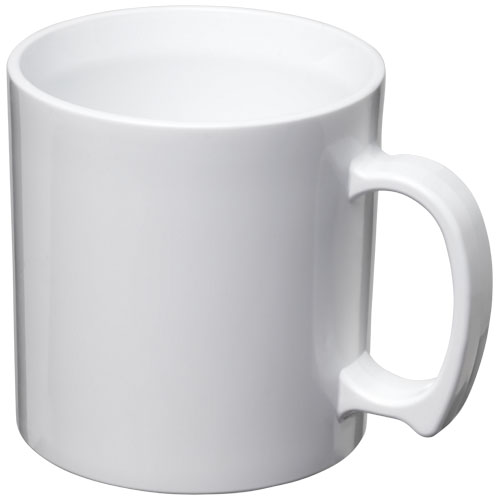 Standard 300 ml Plastic Mug - White