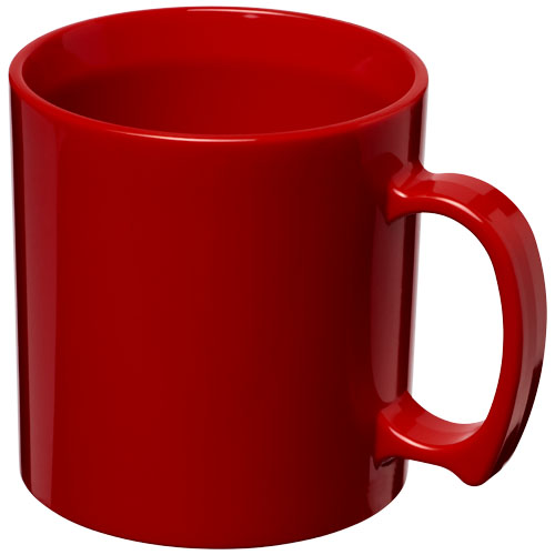 Standard 300 ml Plastic Mug - Red