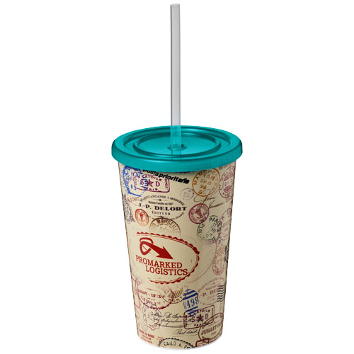 Brite-Americano® 350 ml Double-Walled Stadium Cup - Light Blue