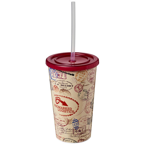 Brite-Americano® 350 ml Double-Walled Stadium Cup - Magenta